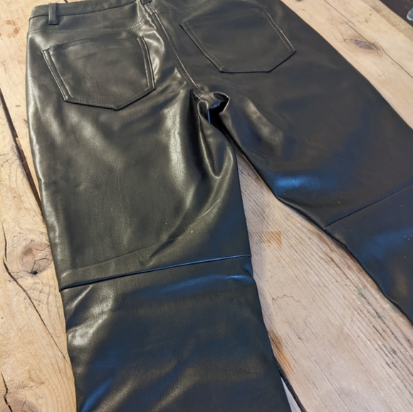 NWOT Joe Fresh faux leather pants - Picture 3 of 6